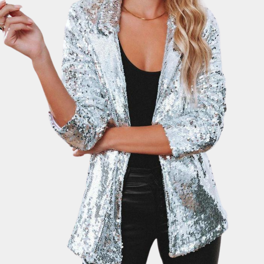 ModeGeist | Stylischer Blazer mit Pailletten für Frauen