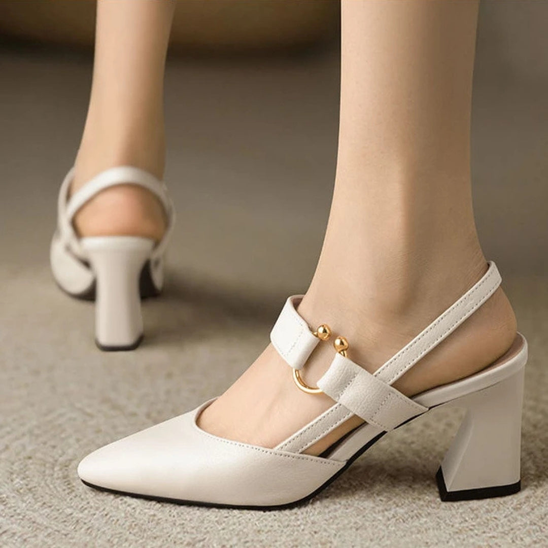 MODEGEIST Damen Absatzschuhe Ergonomisches Design Stabile Sohle Komfort-Heels