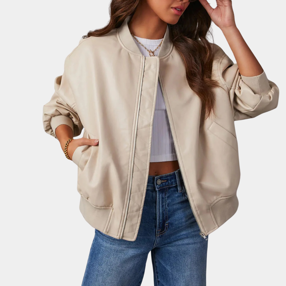 ModeGeist | Ungezwungene und bequeme Damenjacke für die Herbstsaison