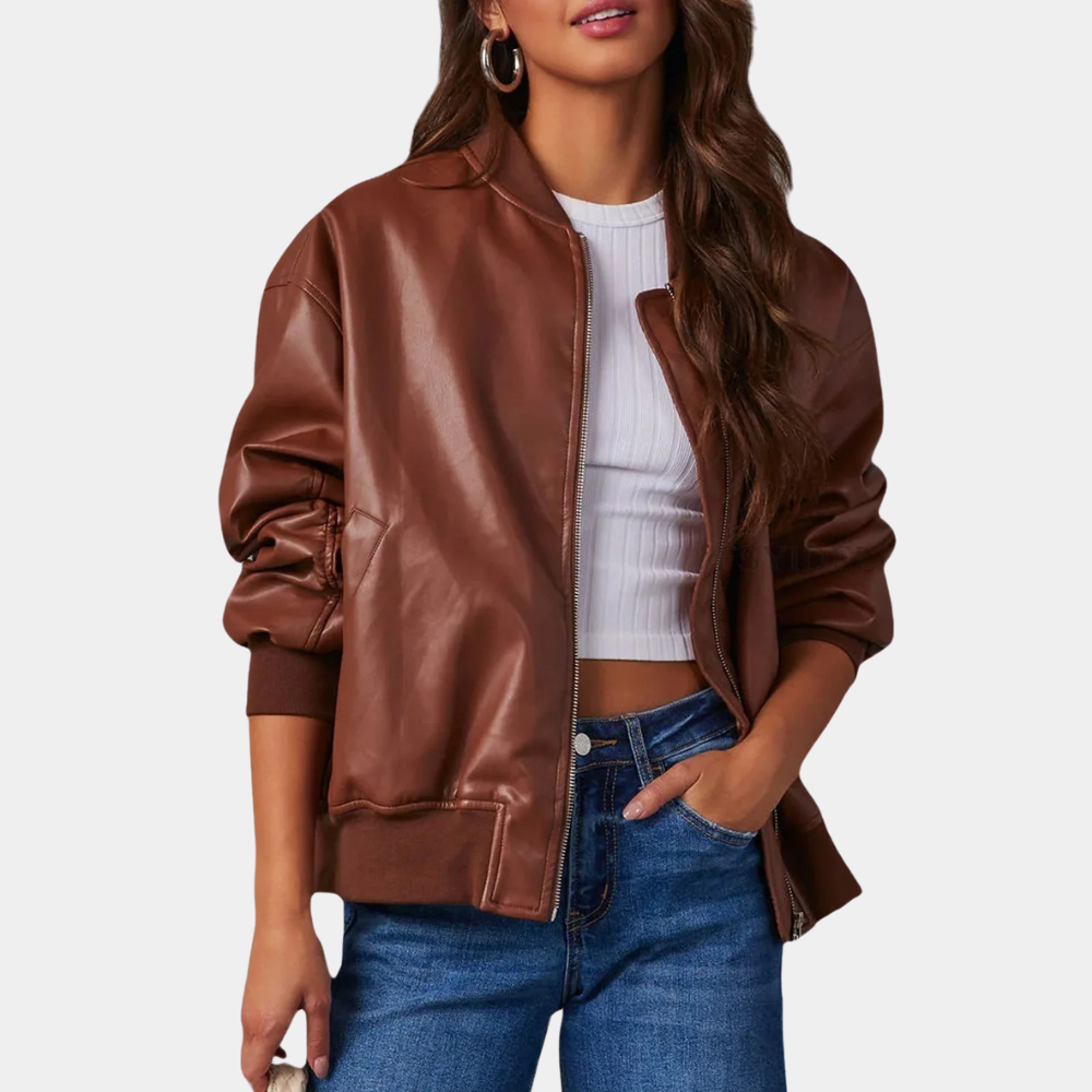 ModeGeist | Ungezwungene und bequeme Damenjacke für die Herbstsaison