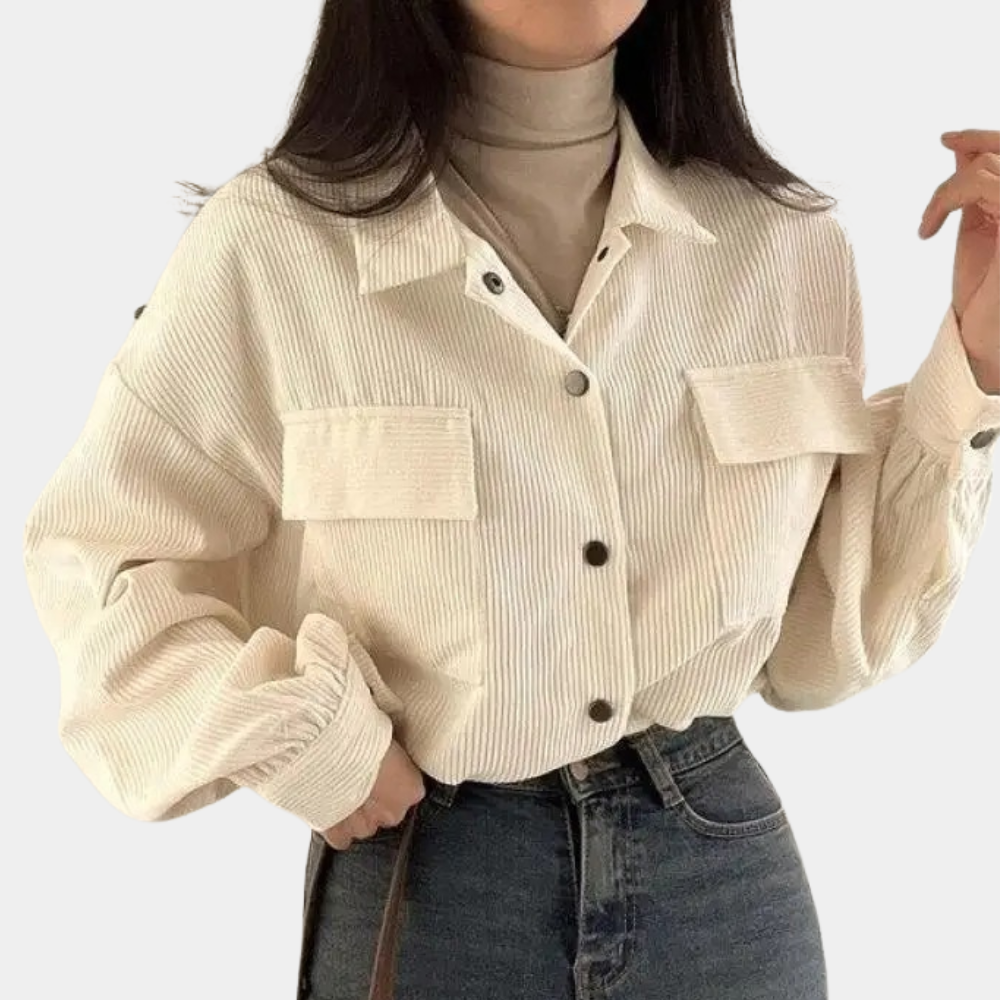 ModeGeist | Herbstjacke aus Cord für Damen