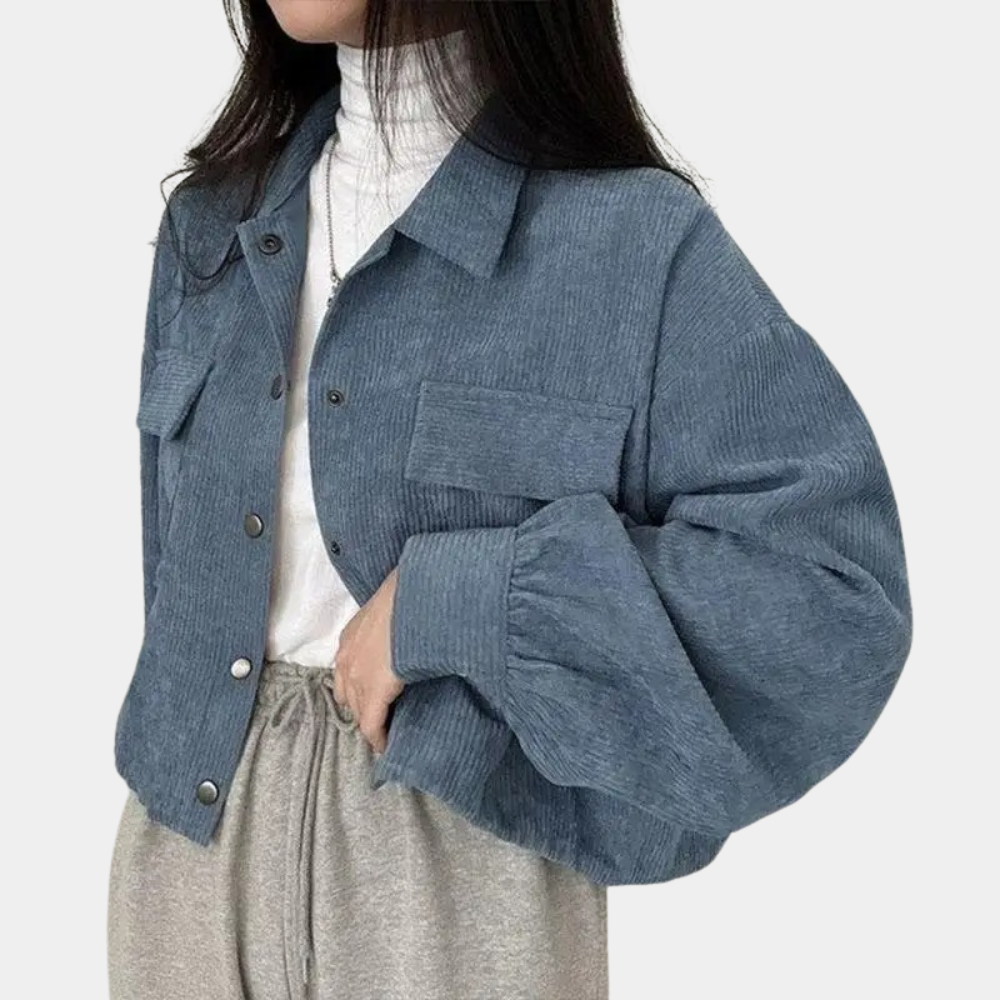 ModeGeist | Herbstjacke aus Cord für Damen