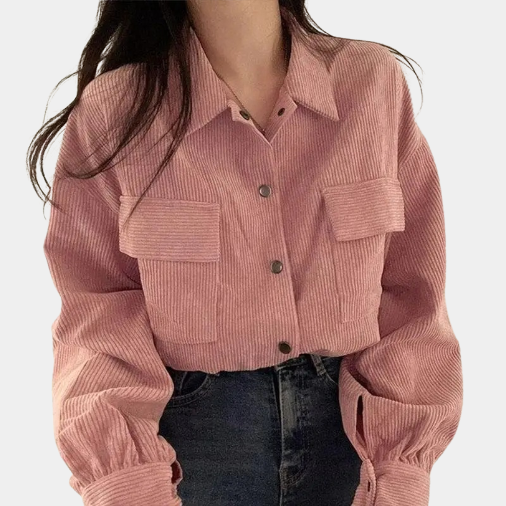 ModeGeist | Herbstjacke aus Cord für Damen