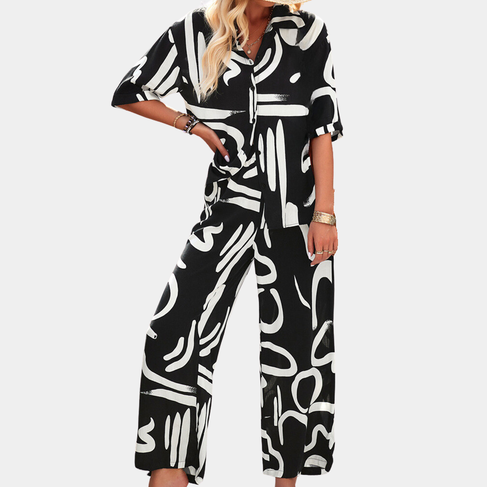 Brigida: Elegantes Damen-Sommerset – Das ideale Zweiteiler-Outfit!