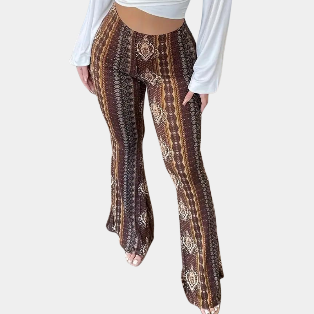 Damen-Boho-Schlaghose Elvera: Trendiger, lässiger Style