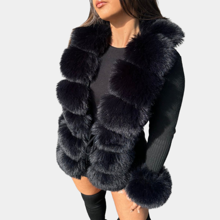 ModeGeist | Elegante Warme Damen-Strickjacke