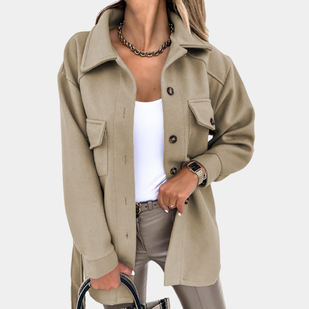 ModeGeist | Stylischer und langer Herbstmantel für Frauen