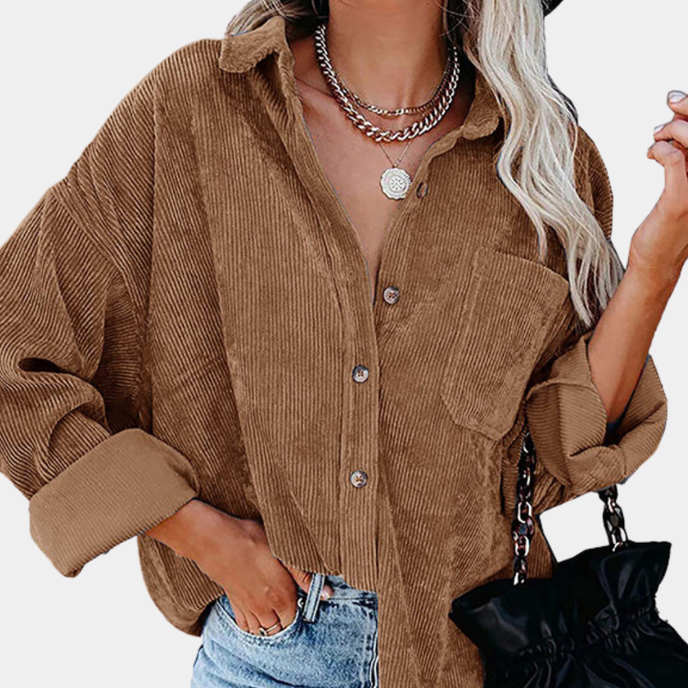 Damen Cordjacke Rubyna im stylischen Design