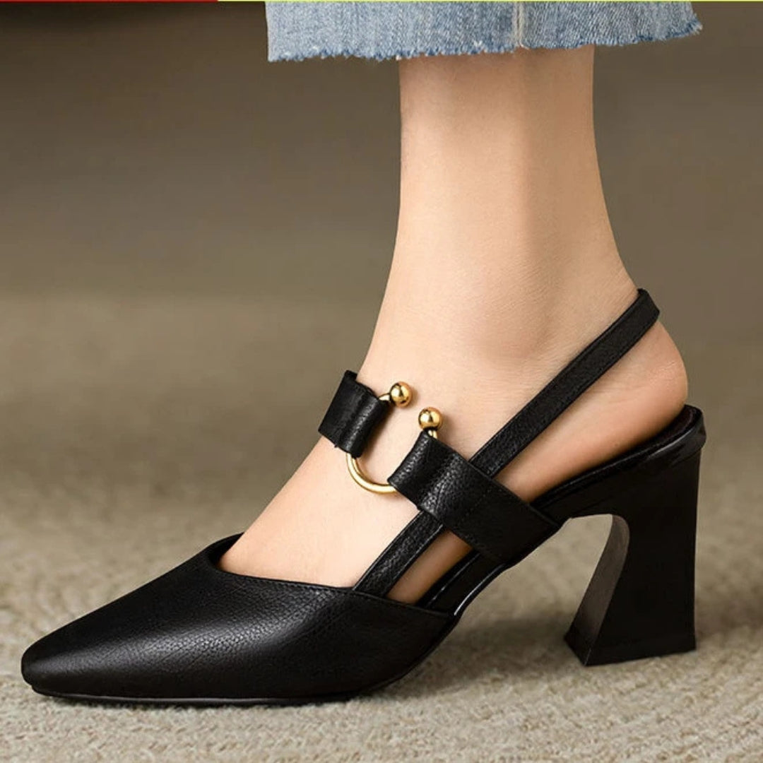 MODEGEIST Damen Absatzschuhe Ergonomisches Design Stabile Sohle