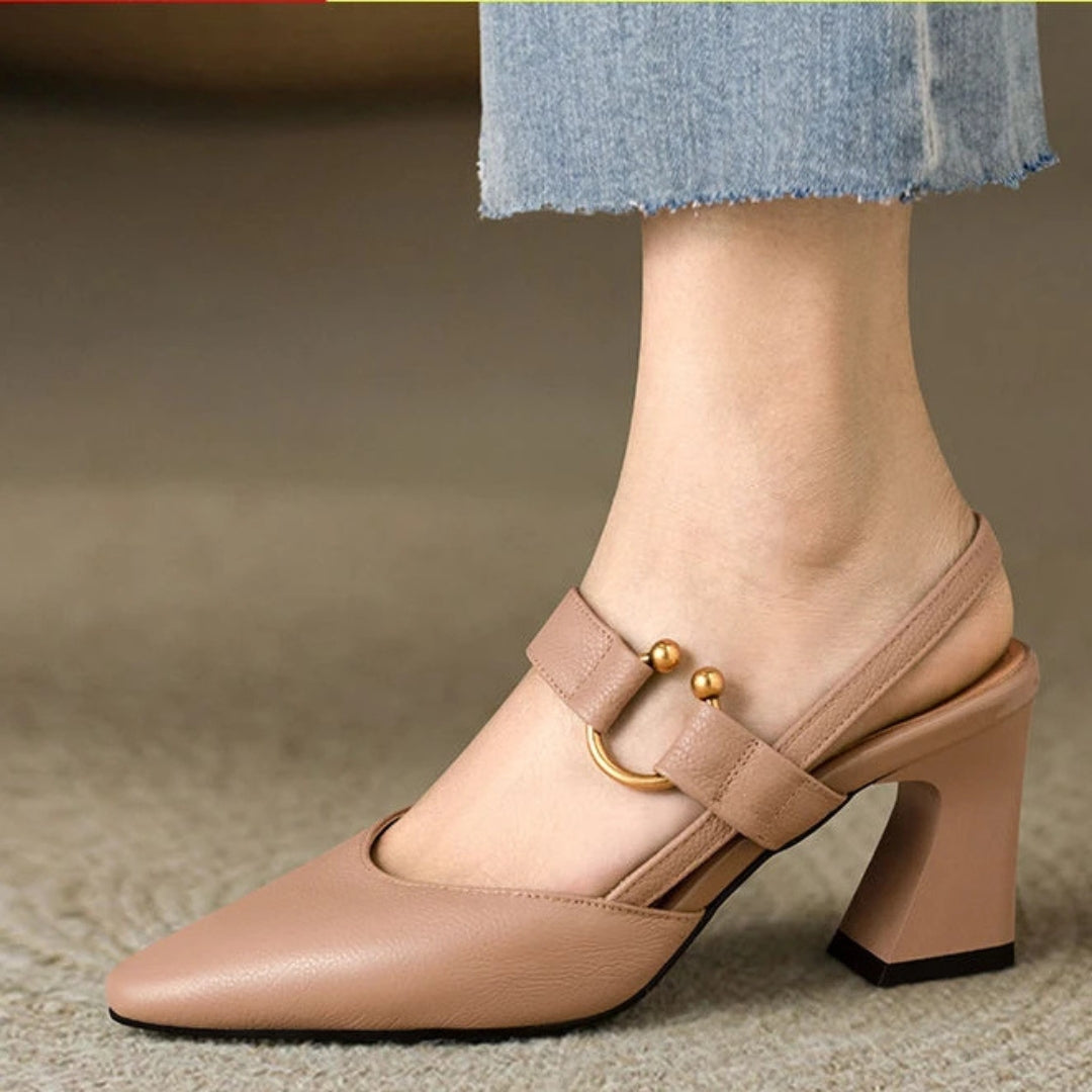 MODEGEIST Damen Absatzschuhe Ergonomisches Design Stabile Sohle Komfort-Heels