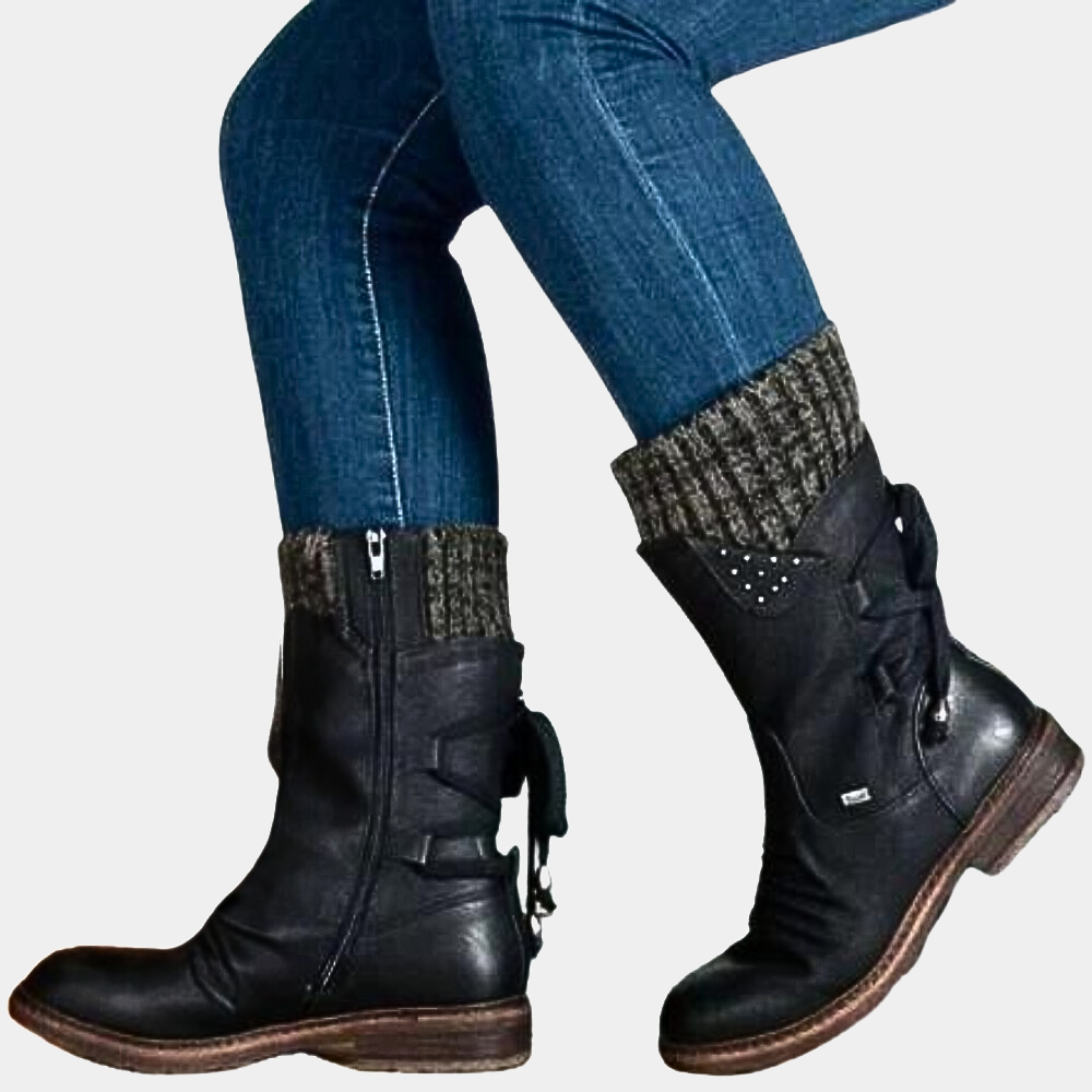 Modische Damenschneestiefel für die trendige Frau