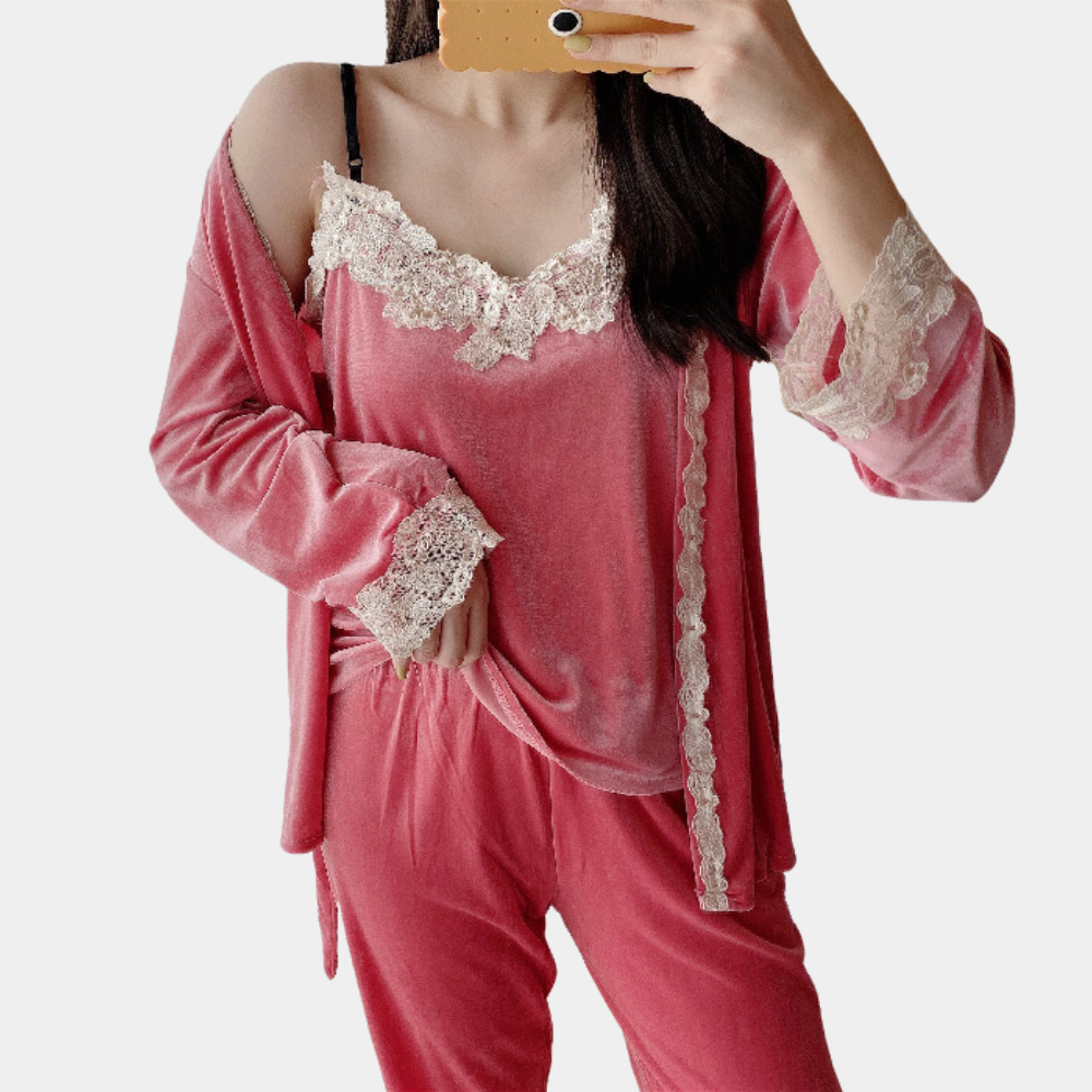 Komfortables und elegantes Damen-Pyjama-Set