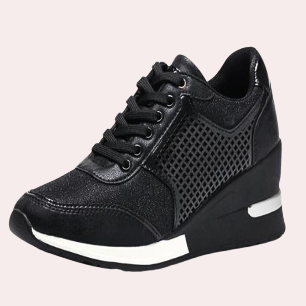 Trendige Sneakers mit elegantem Keilabsatz