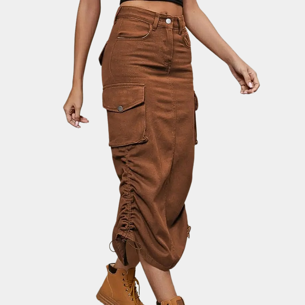 Trendiger Cargo-Rock für Damen