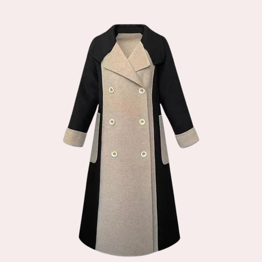 ModeGeist | lange schwarze Trenchcoat für Damen