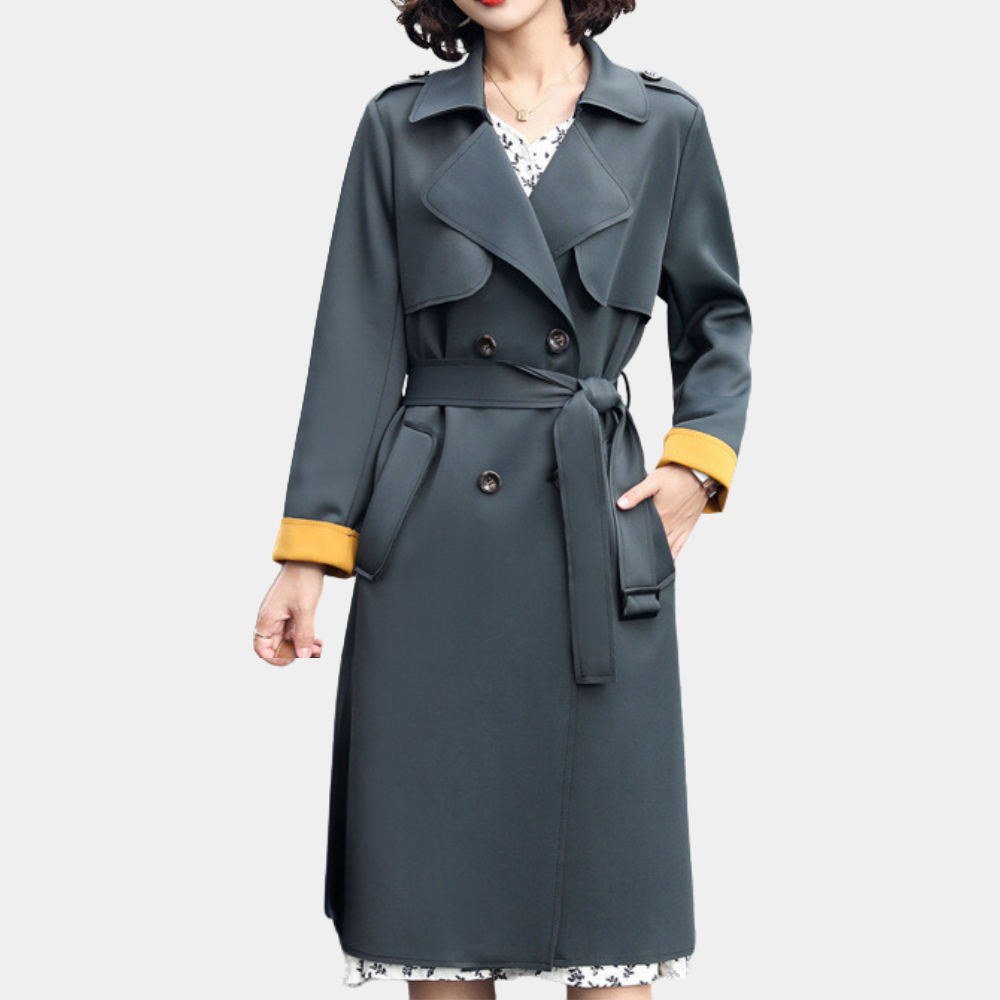 ModeGeist | Eleganter Herbst-Trenchcoat für Frauen