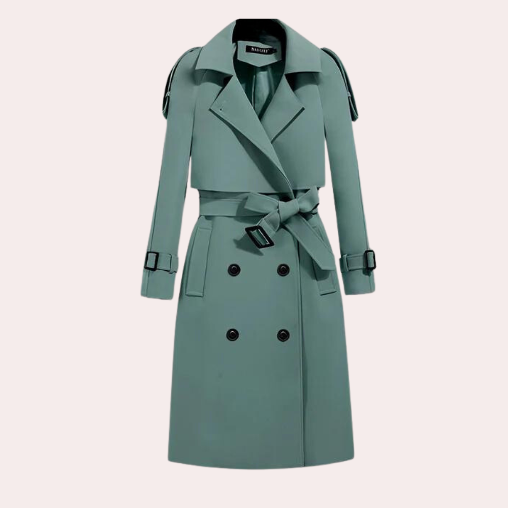 Elegantes langes Damen-Regenmäntel