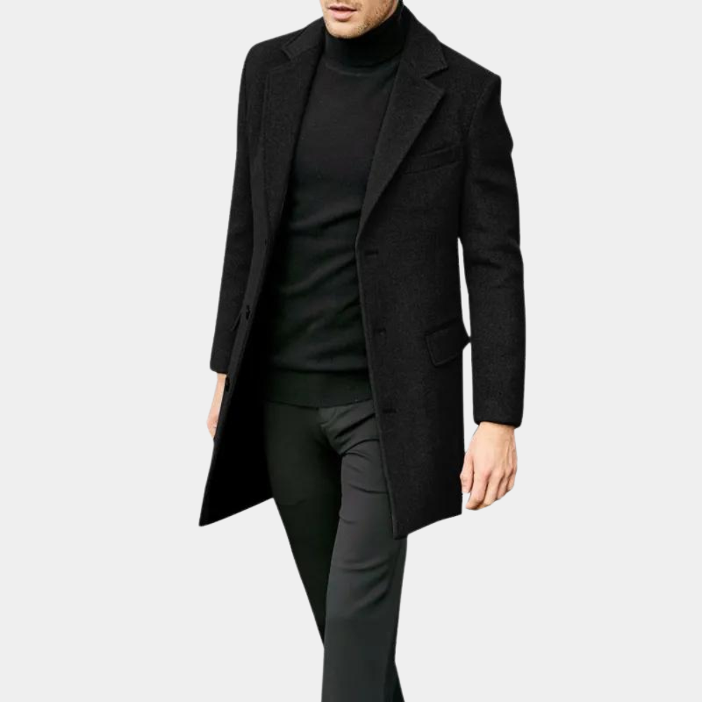 Elegantes Herren-Langmantel für stilvolles Erscheinungsbild