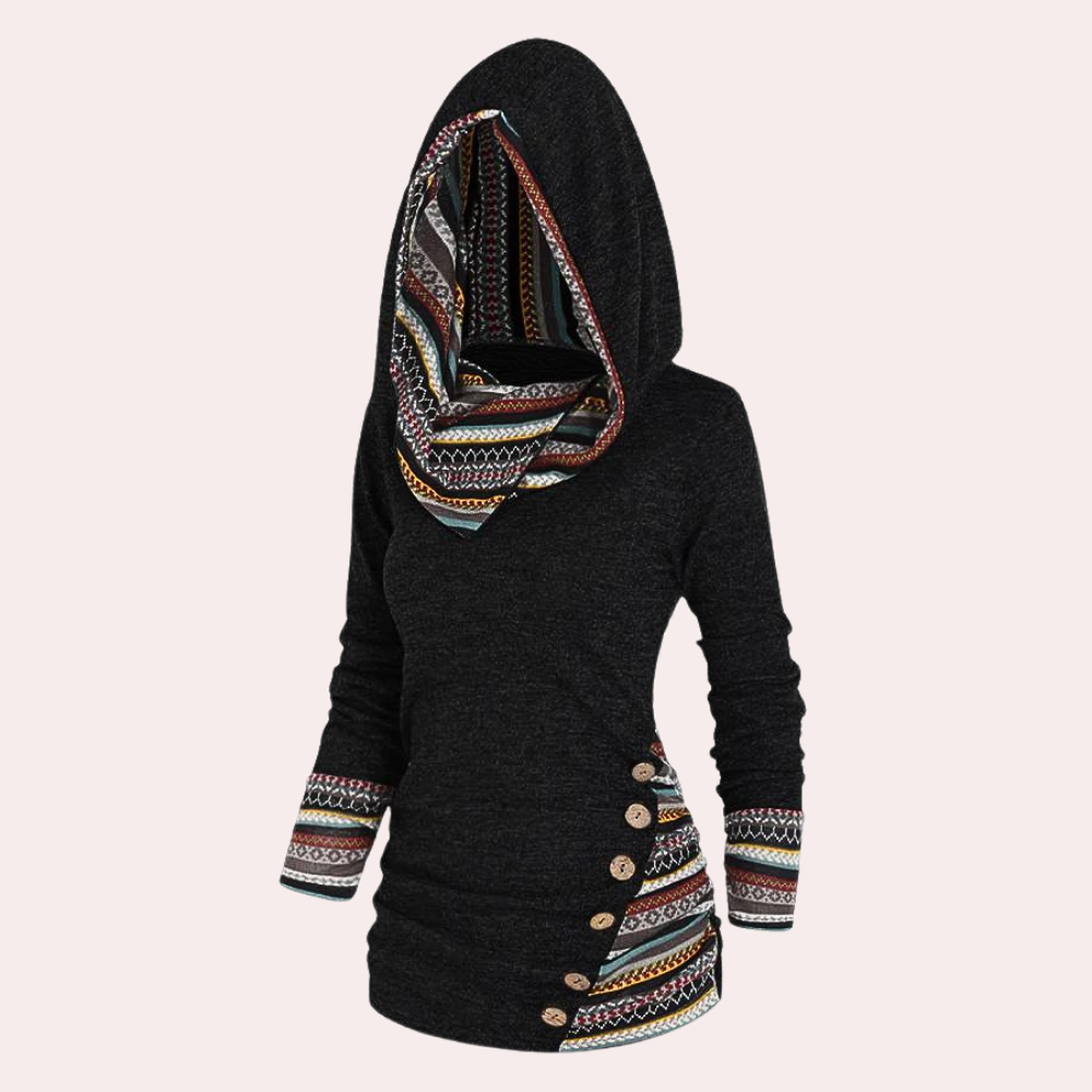 ModeGeist | Stilvoller Herbstkapuzenpullover für Frauen