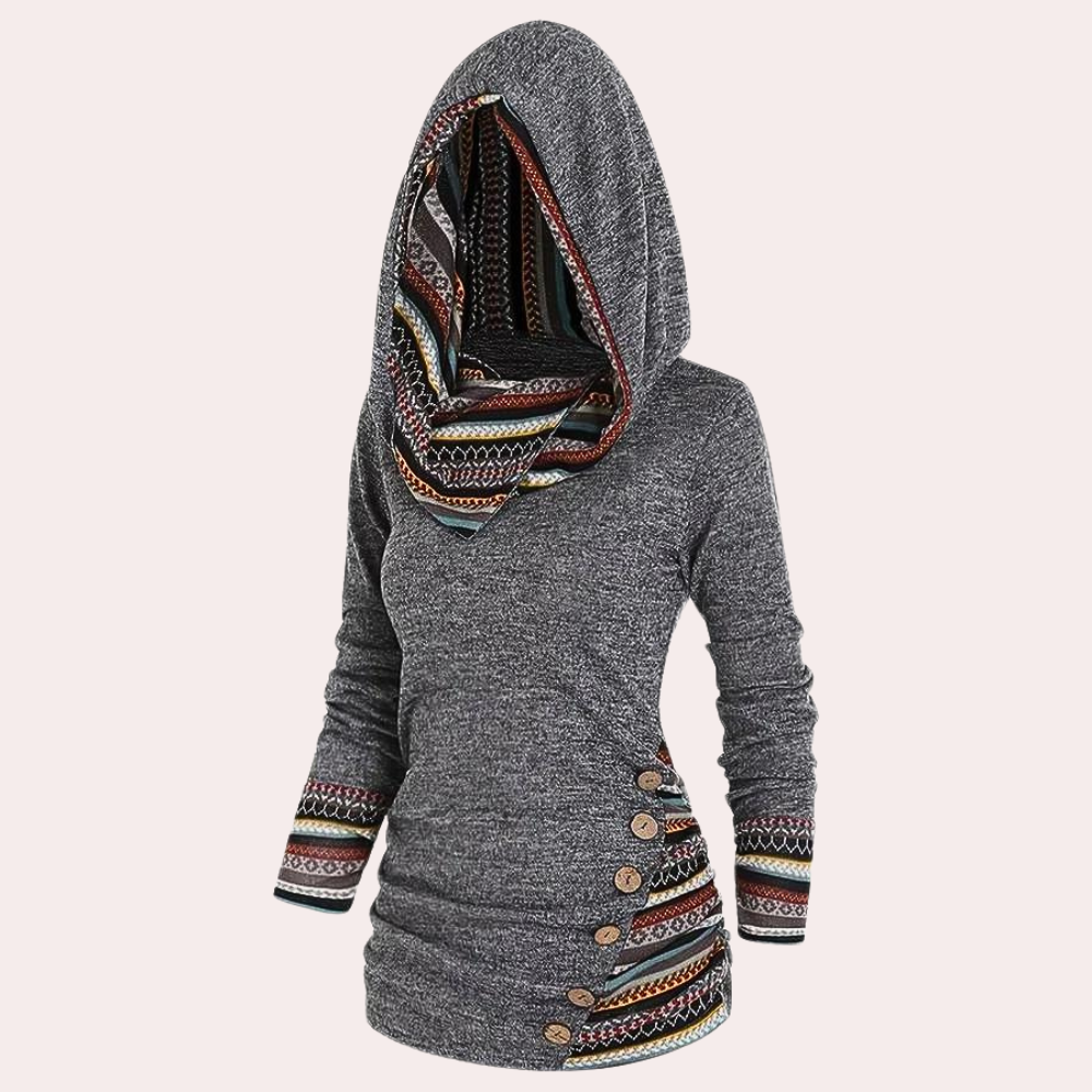 ModeGeist | Stilvoller Herbstkapuzenpullover für Frauen
