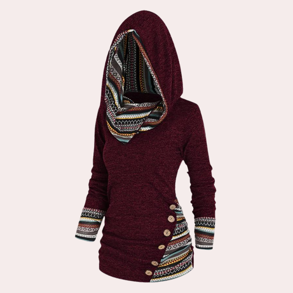 ModeGeist | Stilvoller Herbstkapuzenpullover für Frauen