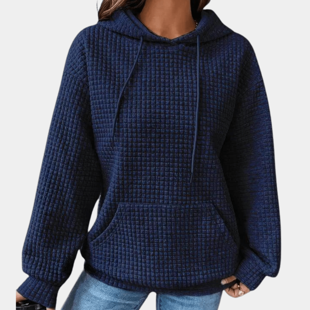 Fudus Damen Kapuzenpullover mit Kordelzug