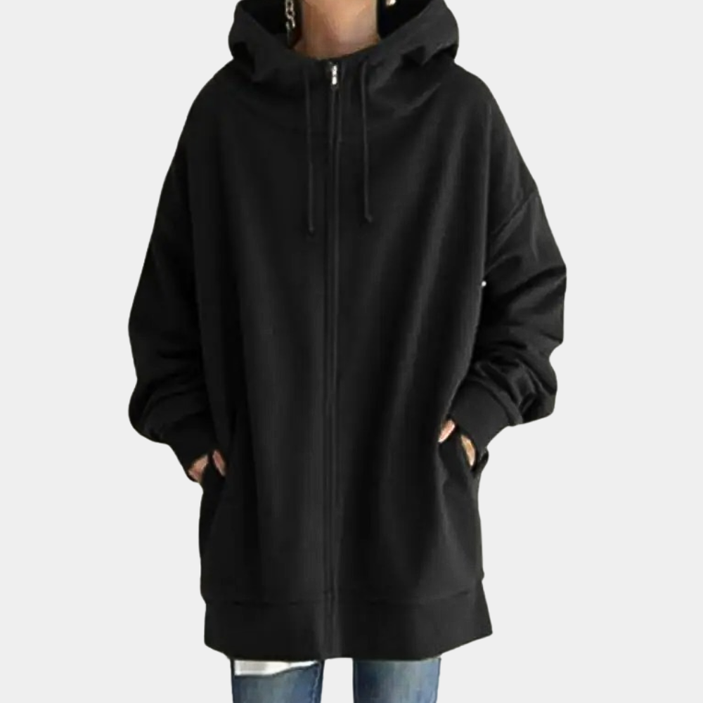 ModeGeist | Herbst Hoodie mit Reißverschluss für Frauen