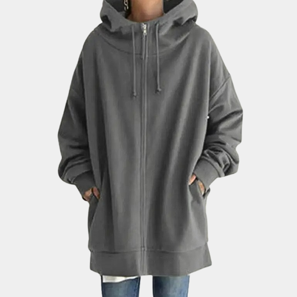 ModeGeist | Herbst Hoodie mit Reißverschluss für Frauen