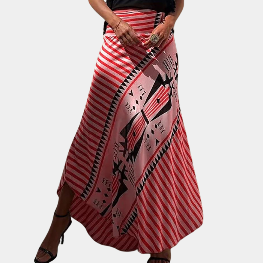 Feminin-legerer Damenrock im Boho-Chic Stil