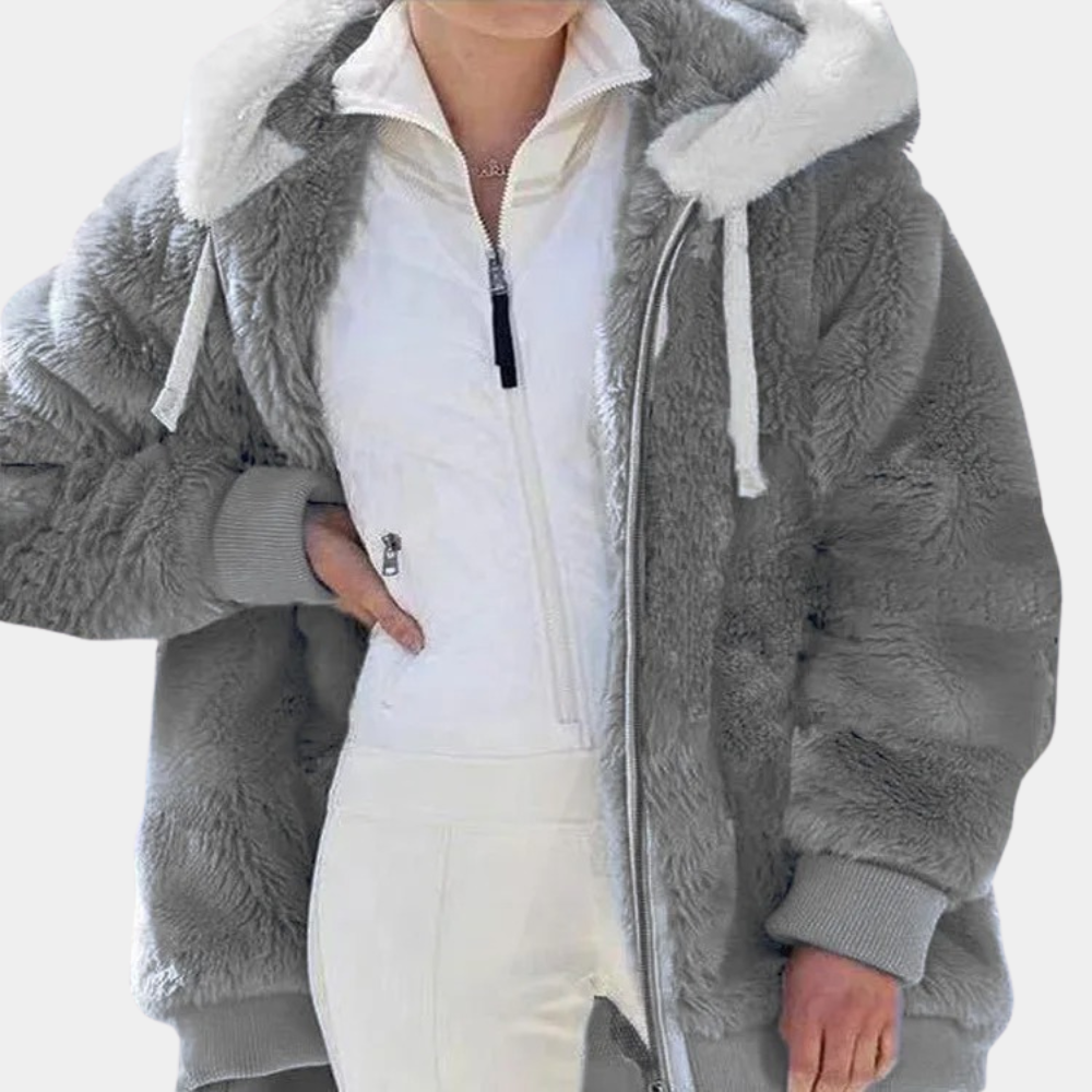 ModeGeist | Winterjacke mit Kapuze für Frauen