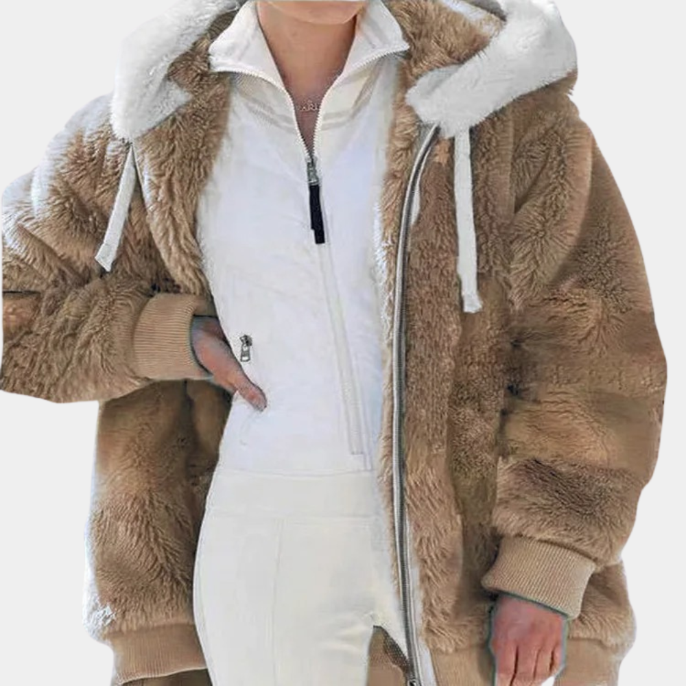 ModeGeist | Winterjacke mit Kapuze für Frauen