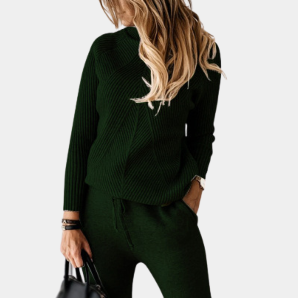 Elegantes zweiteiliges Strick-Set für Damen