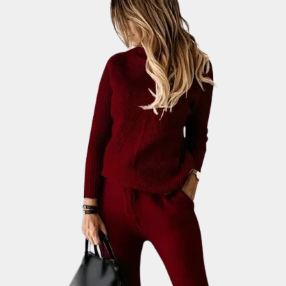 Elegantes zweiteiliges Strick-Set für Damen