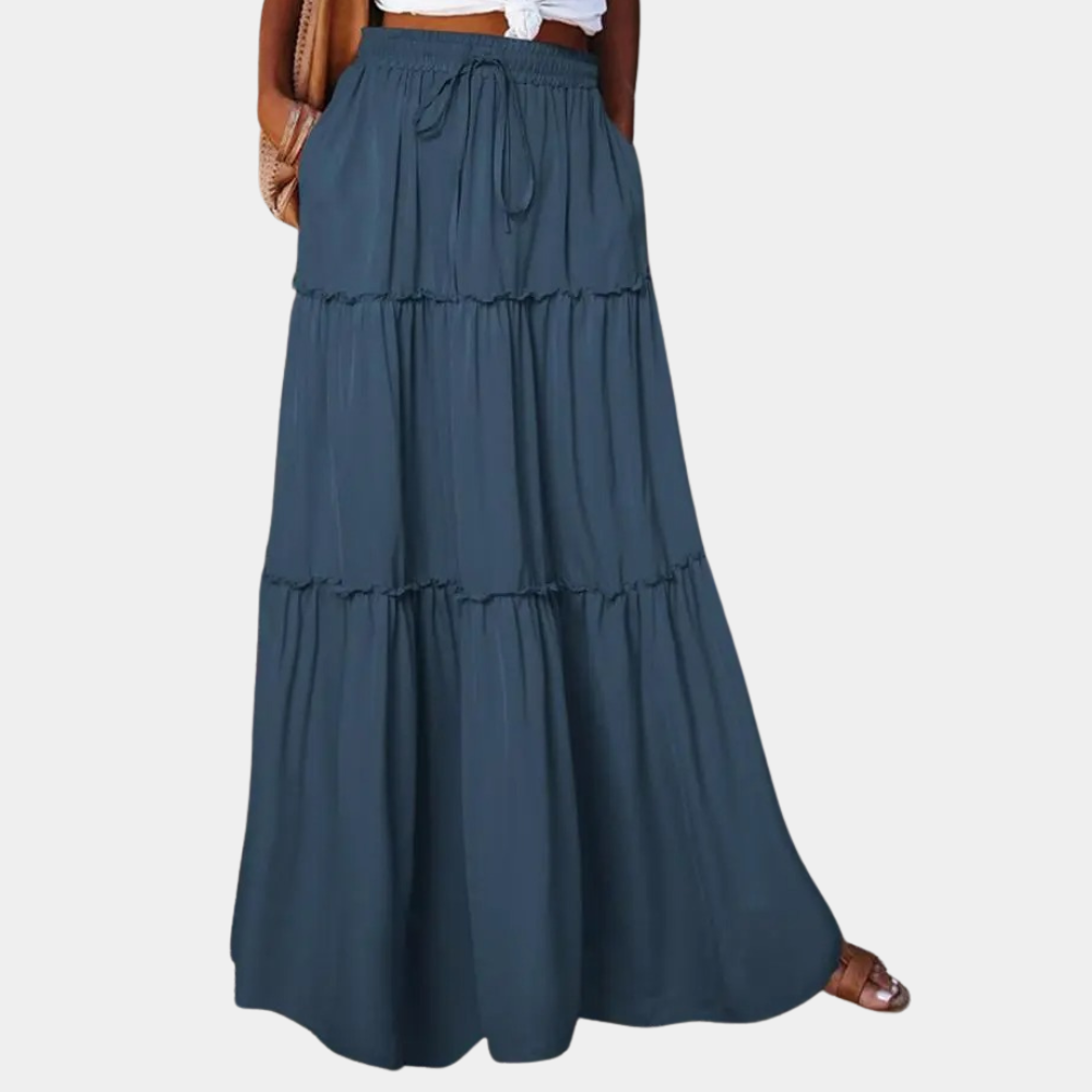 Elegantes langes Boho-Rock für Damen