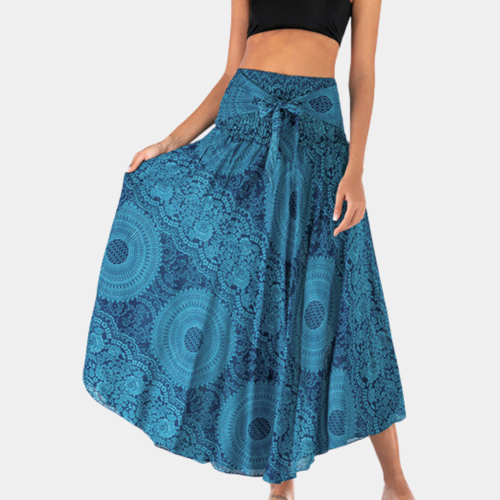 Elegantes langes Bohemian-Rock für Damen