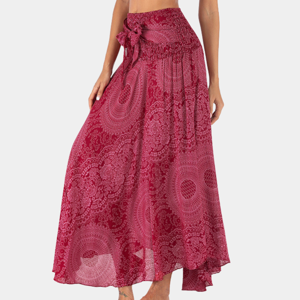 Elegantes langes Bohemian-Rock für Damen