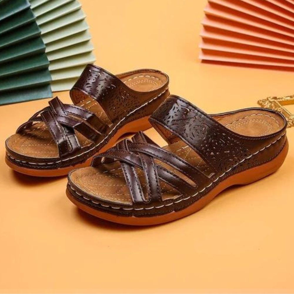 Elegante Retro-Sandalen Willa für Damen