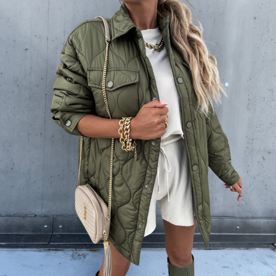 ModeGeist | Elegante Patchwork-Jacke für Frauen