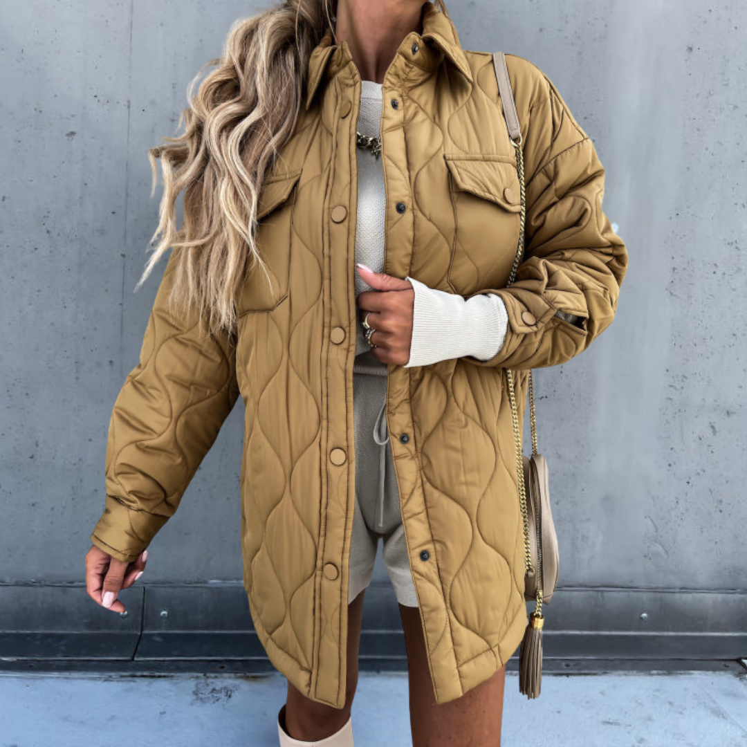 ModeGeist | Elegante Patchwork-Jacke für Frauen