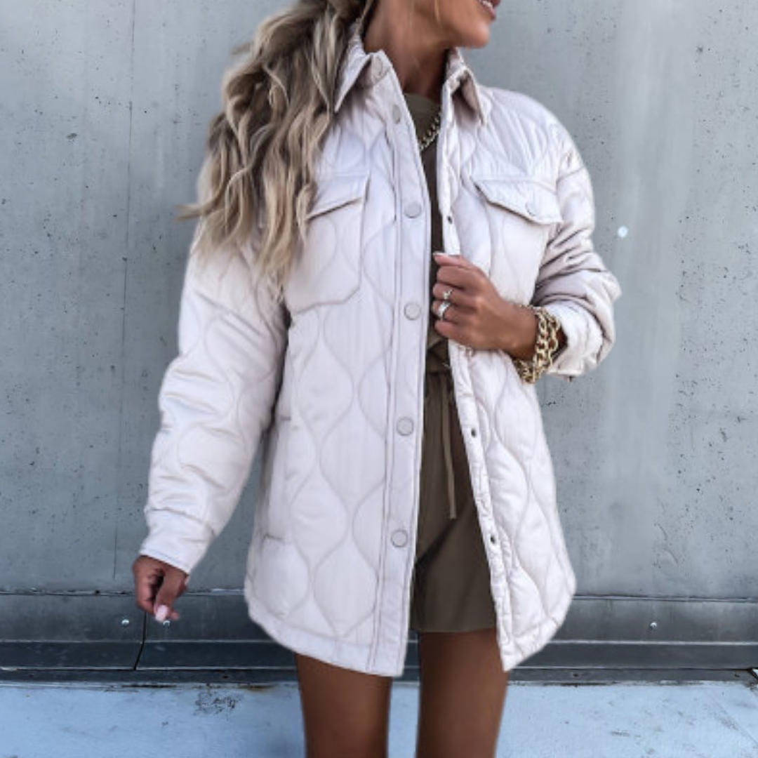 ModeGeist | Elegante Patchwork-Jacke für Frauen