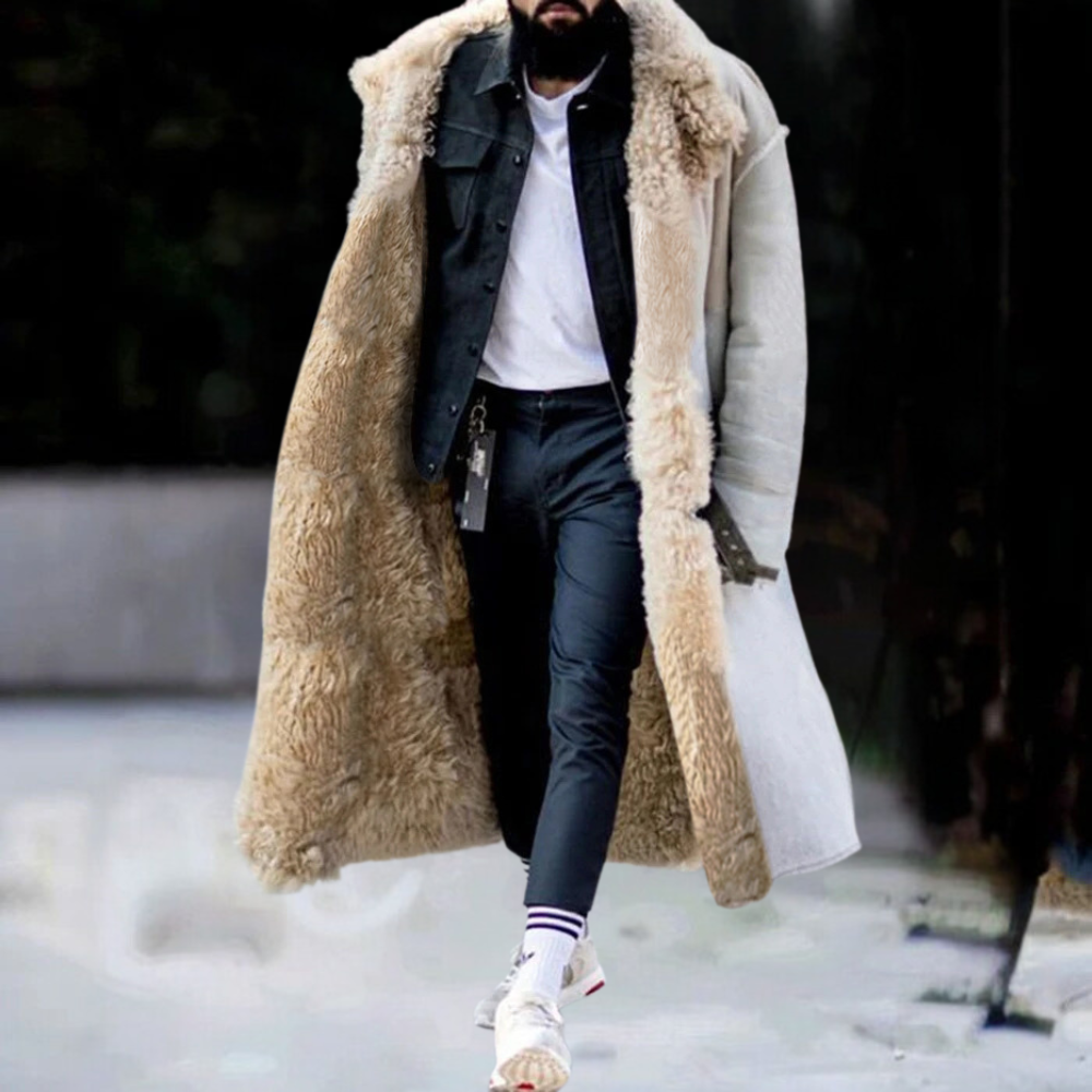 ModeGeist | eine luxuriöse Shearling-Überjacke