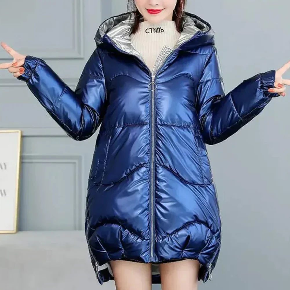 ModeGeist | Bequeme Damenjacke mit Warmer Kapuze