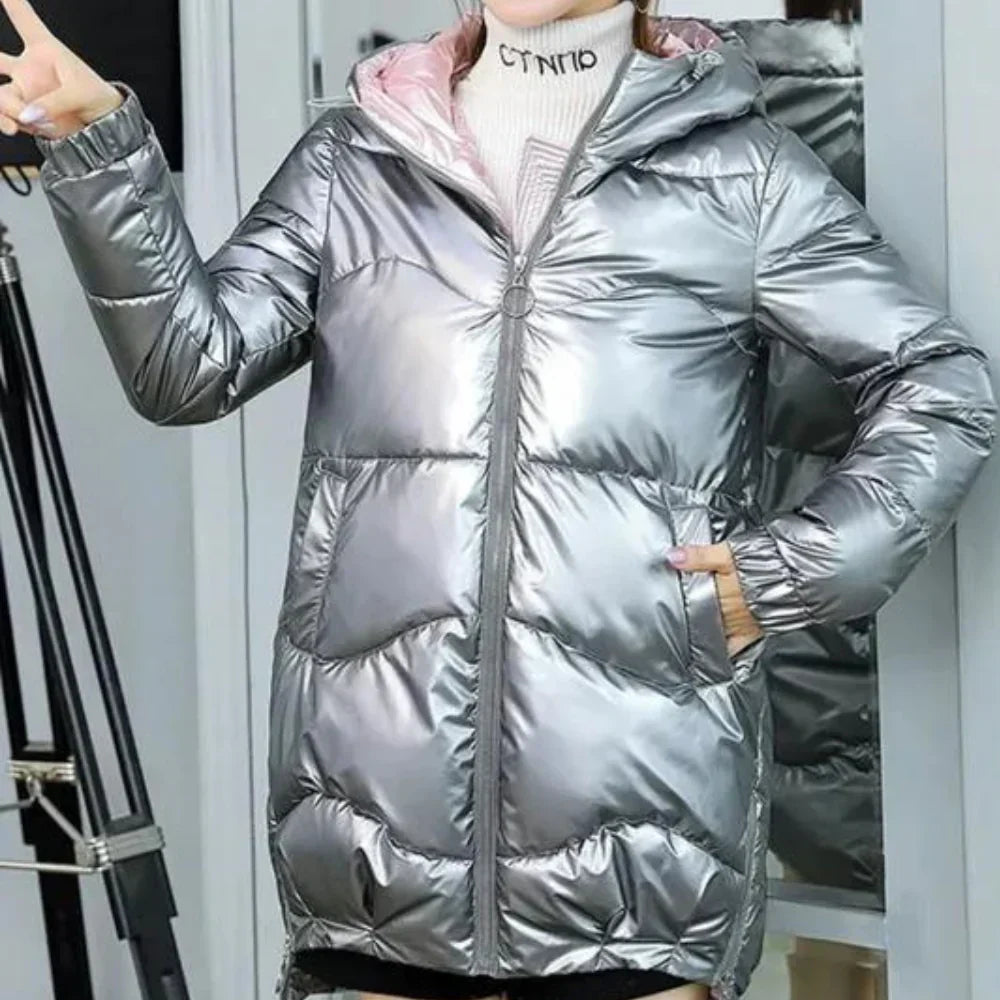 ModeGeist | Bequeme Damenjacke mit Warmer Kapuze