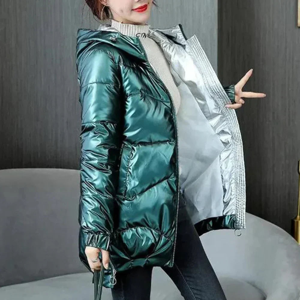 ModeGeist | Bequeme Damenjacke mit Warmer Kapuze
