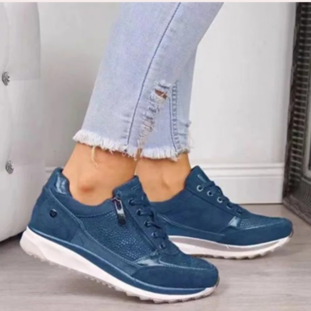 Stylische Damenschuhe Rodica mit modischem Reißverschluss