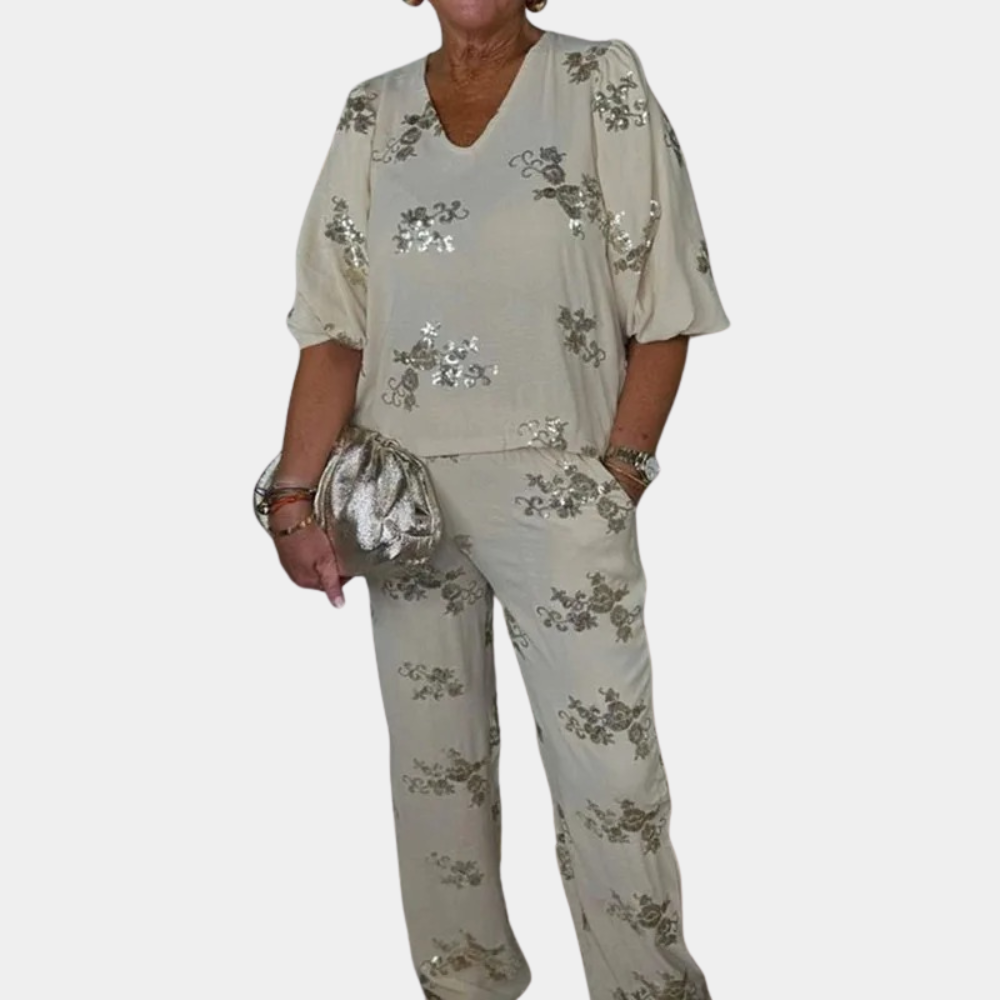 Modernes, elegantes Zweiteiliges Damen Outfit von Nadija