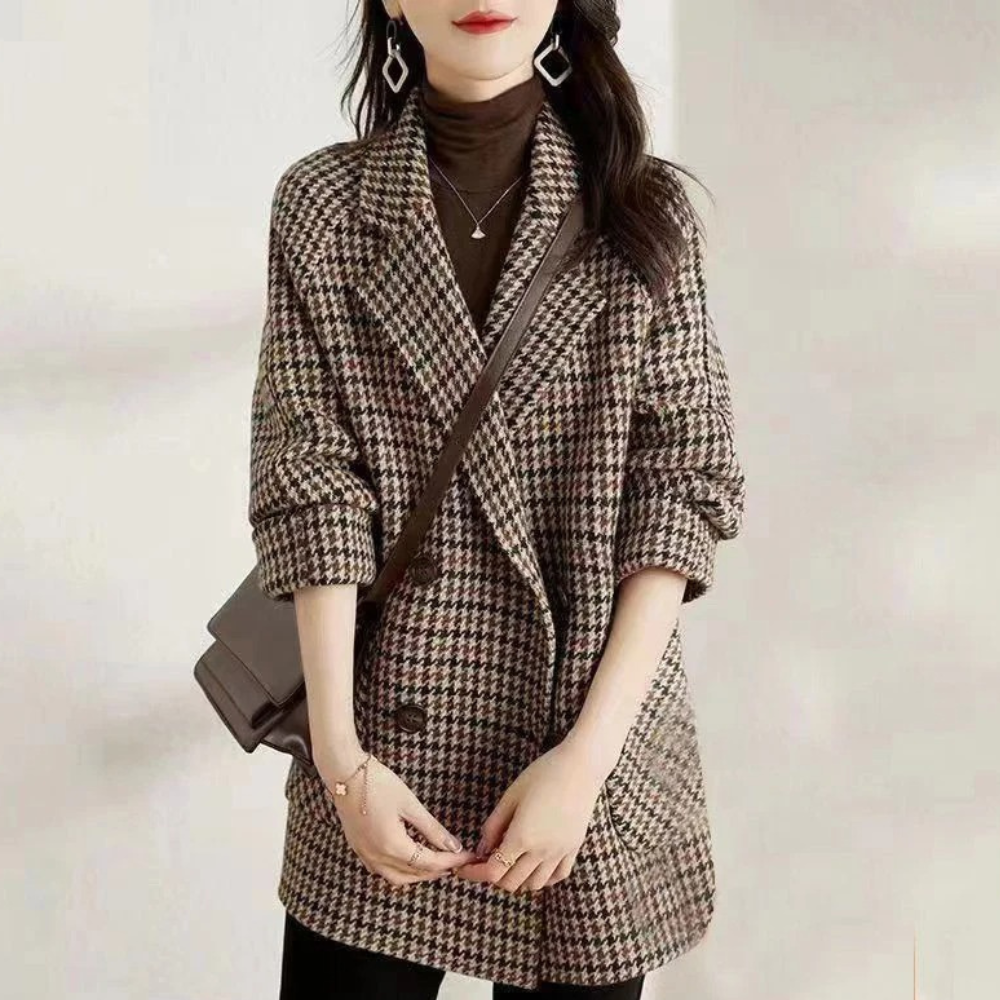 ModeGeist | Elegante doppelte Damenjacke für die Herbstsaison