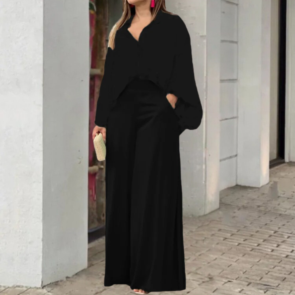 Mariuca Damen-Ensemble: Elegantes, luxuriöses Zweiteiler