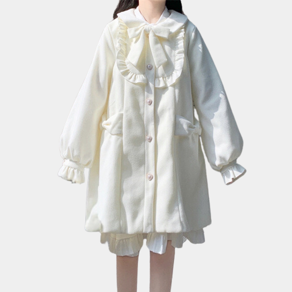 Minodora Damen-Langjacke im modernen Stil