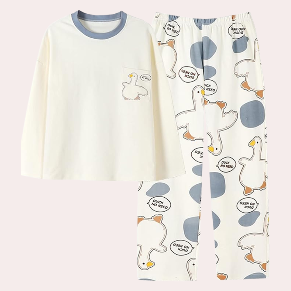 Goergeta – Luxuriöser Damen-Pyjama für höchsten Schlafkomfort